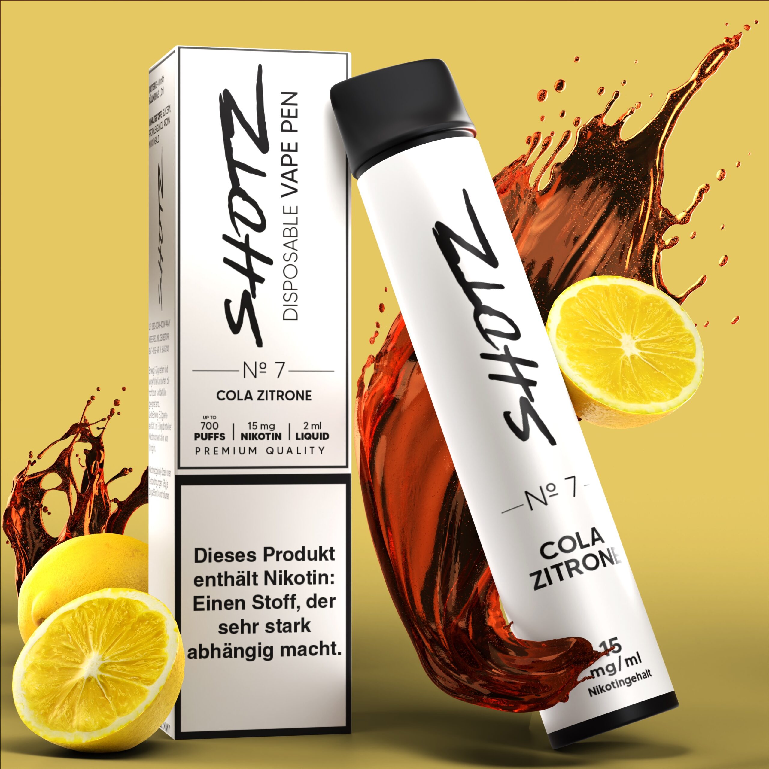 vape zitrone Allday2Go die perfekte Vape E-Shisha zum mitnehmen main image 1